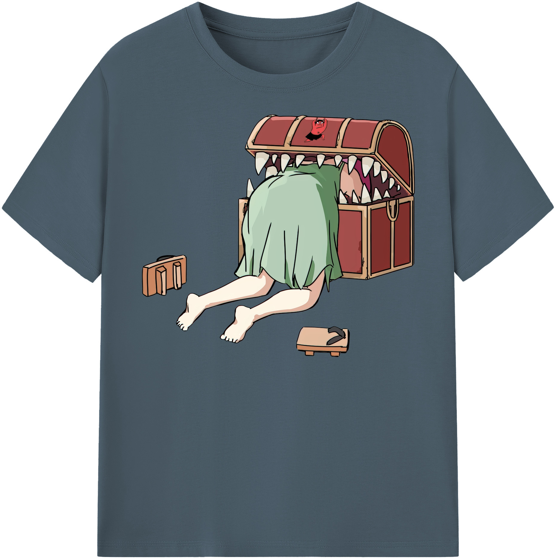 （画像用） 葬送のフリーレン Frieren 綿100％半袖Tシャツ（フロントプリント）